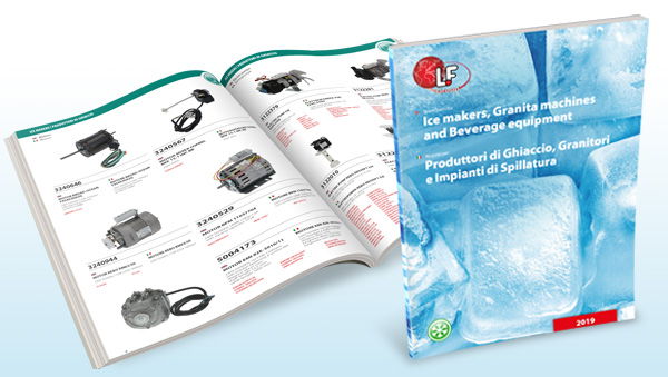 Brochure Pièces détachées pour les Machines à glaçons, Machines à granita et Distributeurs de boissons